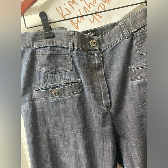 Chanel 06P Midrise Straight Leg Jeans 44 - Picture 4 of 16